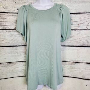 Maurices Women’s Light Green Short Sleeve Top Size M